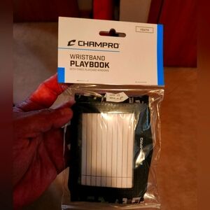 Champro Youth Wristband Playbook Black